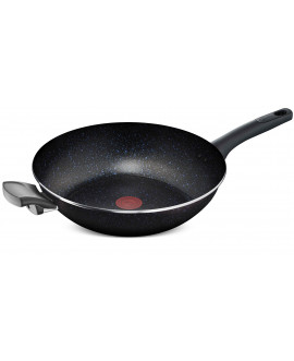 Lagostina Performa Wok 30 cm Con Maniglia Rivestimento Mineralis