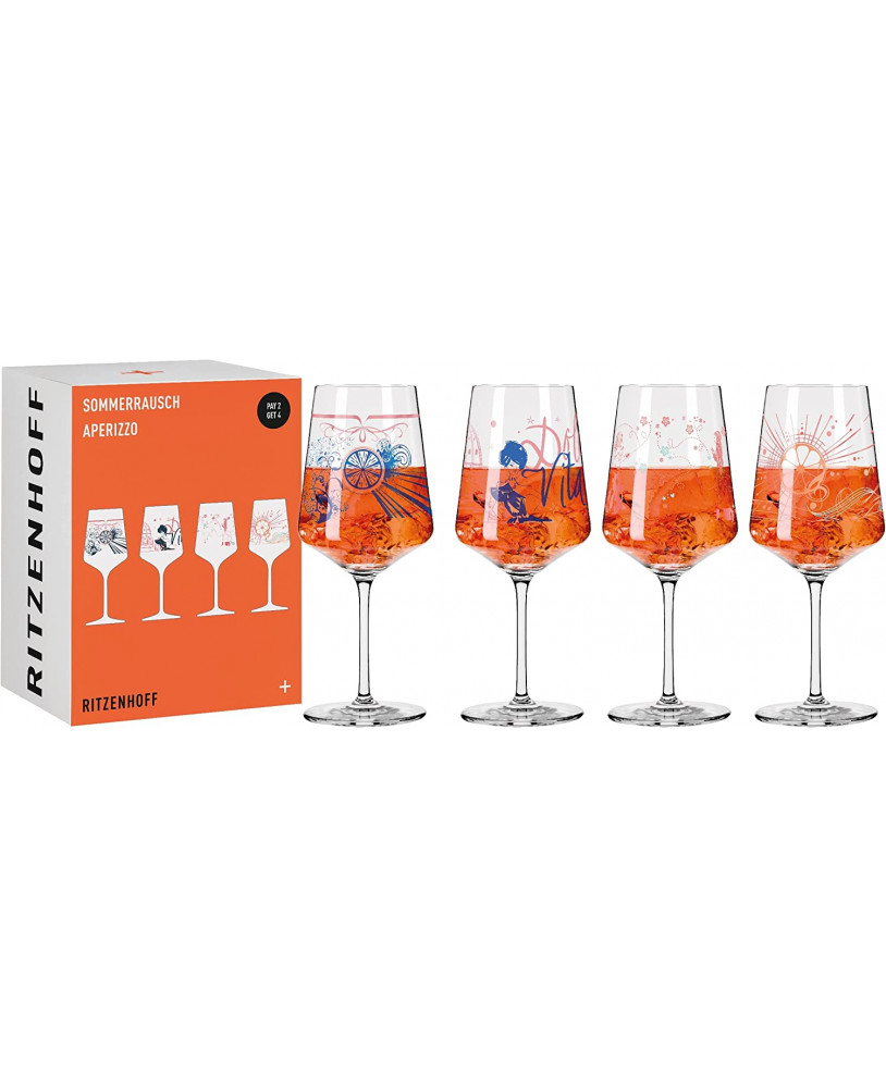 Set 2 Bicchieri Spritz e Rosmarino - Korynne e i suoi fiori