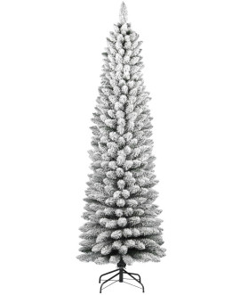 Flora Albero Di Natale Silvestre Floccato PVC